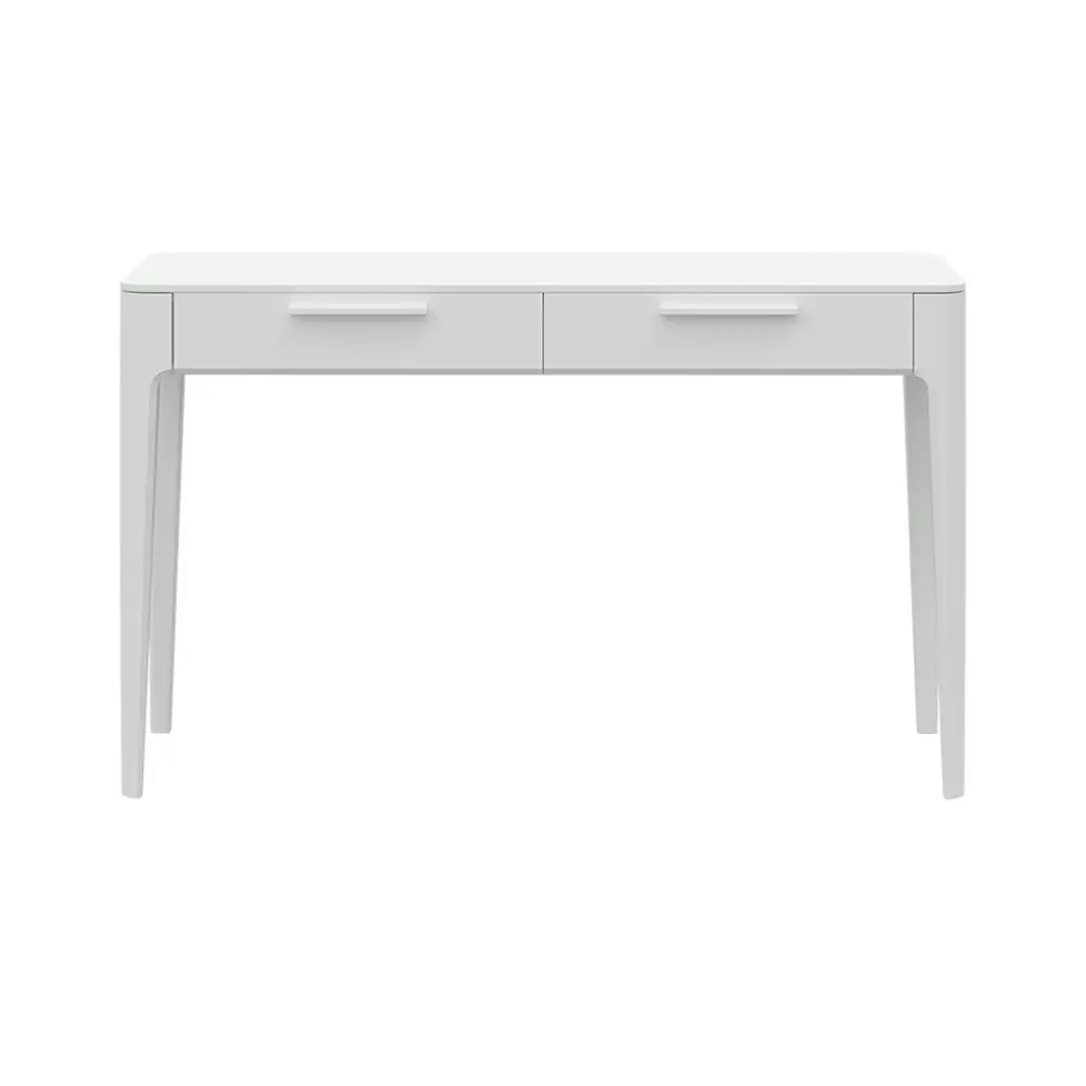 Консоль напольная Ellipse Furniture Type 120x80x45 см 2 ящика МДФ цвет белый