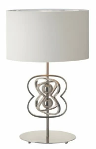 Настольная лампа CB Infinity Satin от RVAstley 50100 RVASTLEY ИНТЕРЬЕРНЫЕ 062133 Белый;хром