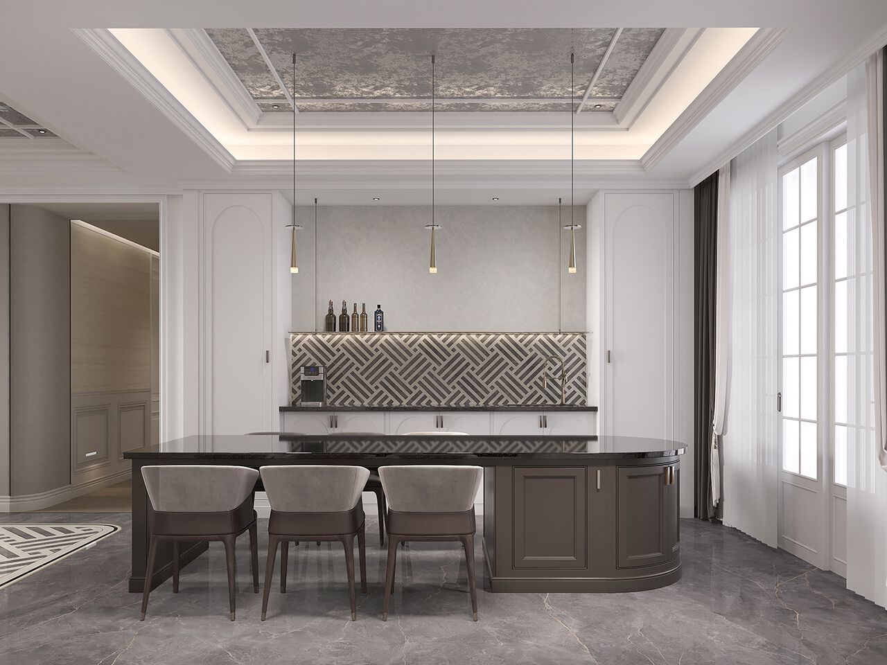 Декор из керамогранита GANI MARBLE TILES Medaglioni ARCH-00110801