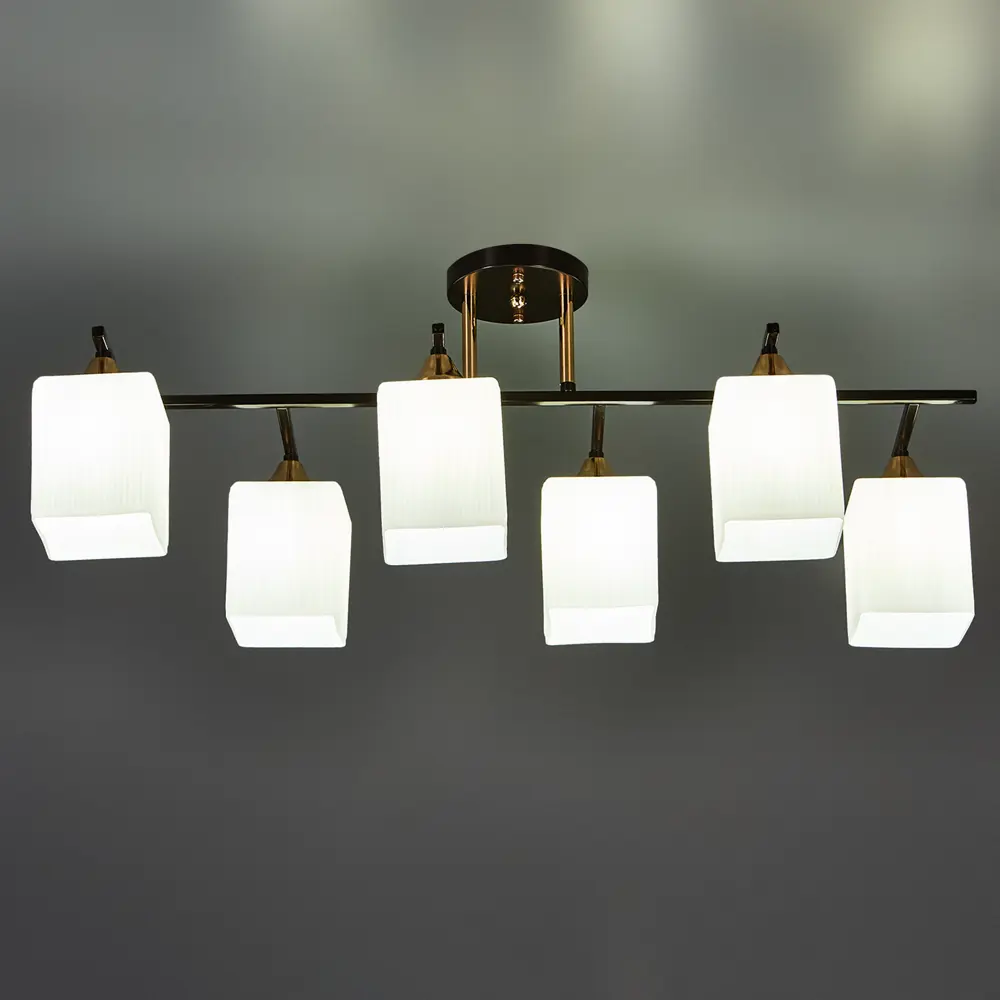 Люстра потолочная Arte Lamp Merope 6 ламп цвет черный STLM-2126727 - Вид №1