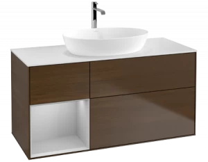 Villeroy&Boch Тумба под раковину Прямоугольная версия F821GJGN Finion Walnut Veneer