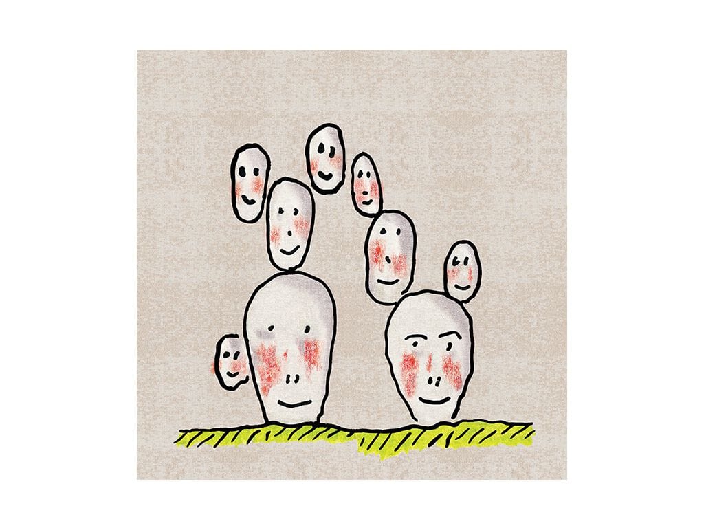 Квадратный ковер Qeeboo Genetic Tales Carpet ARCH-00052992