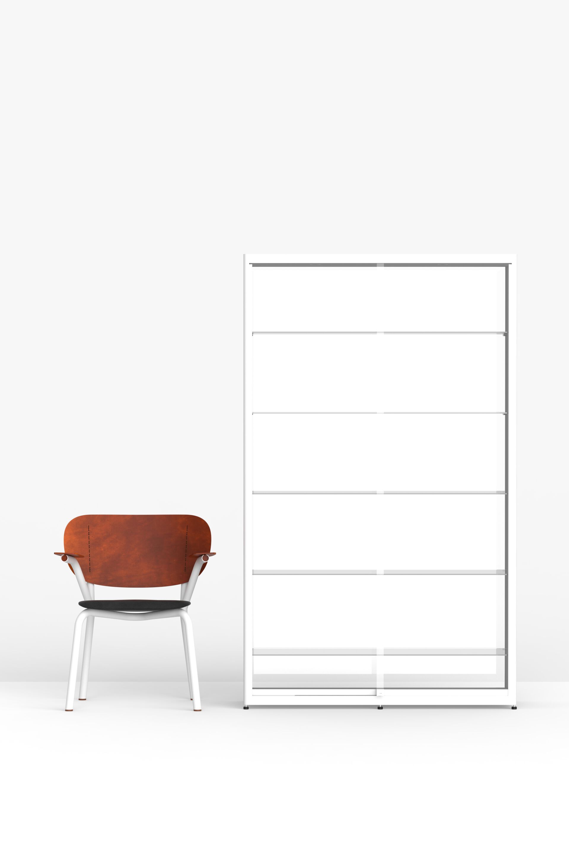 Деревянный и кожаный стул с подлокотниками FUNCTIONALS EMIL ROSI ARCH-00126468 - Вид №16