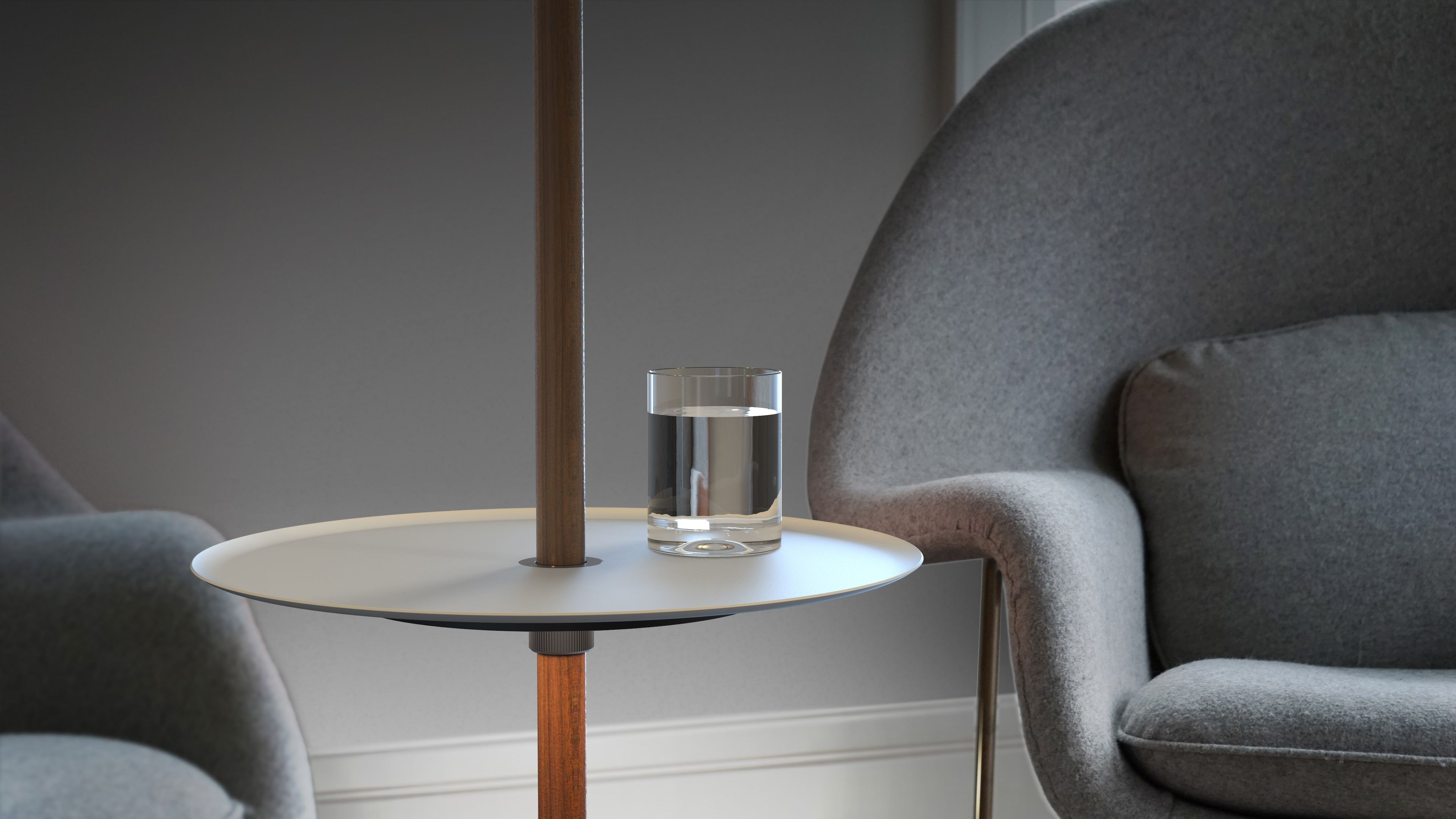 Журнальный столик с регулируемой высотой из стали и дерева Pablo Designs Nivél ARCH-00114301 - Вид №9