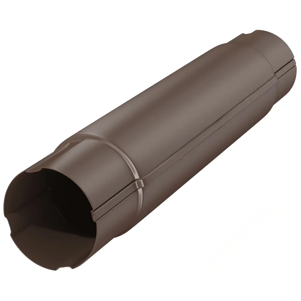 Труба соединительная D90 1000 мм цвет коричневый ВЕГА STLM-2133186