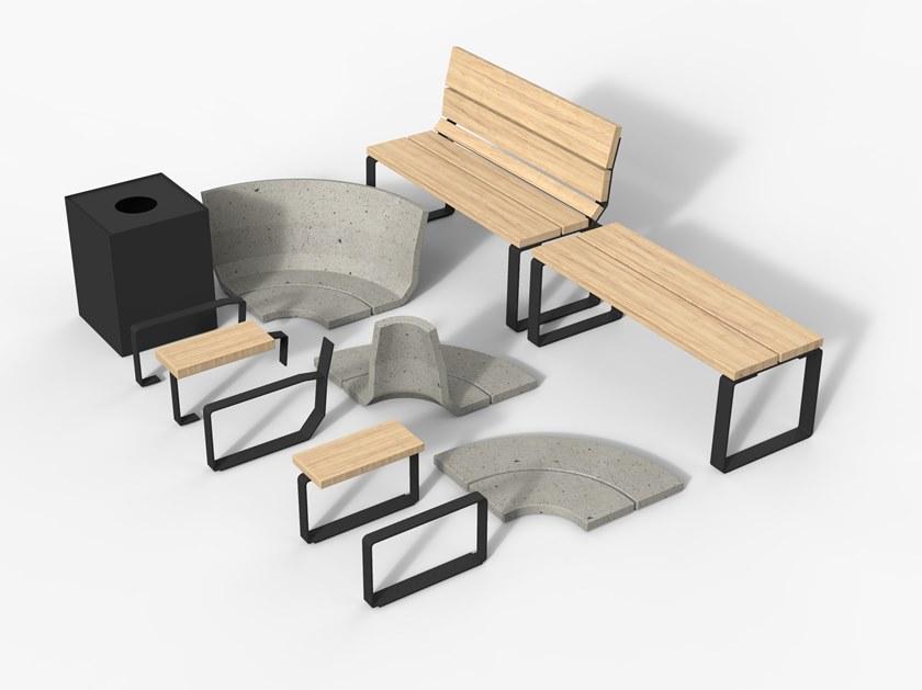 Nola Industrier Модульная скамья со спинкой sun-id-1394034 - Вид №11