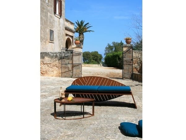 Стальная садовая скамейка Corten™ TrackDesign Lila ARCH-00146583 - Вид №2