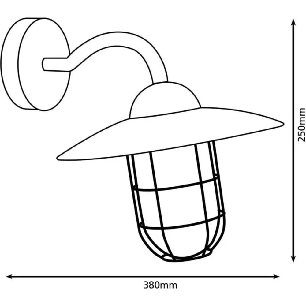 Светильник уличный настенный Eglo Melgoa 40 Вт IP44 STLM-2051061 - Вид №8