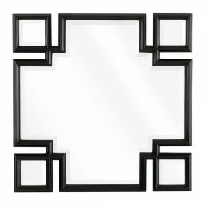 Зеркало квадратное черное Valencia от Eichholtz EICHHOLTZ ДИЗАЙНЕРСКИЕ 247183 Черный