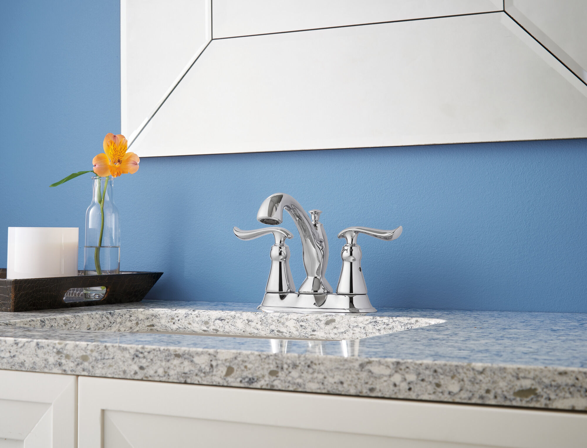 2594-MPU-DST Смеситель для ванной комнаты с двумя ручками Delta Faucet Linden Хром  - Вид №1