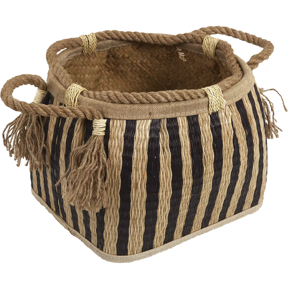 Корзина мягкая Kub HAP8547 26x26x20 см 8 л пальмовое волокно STORIDEA STLM-2013229 - Вид №1