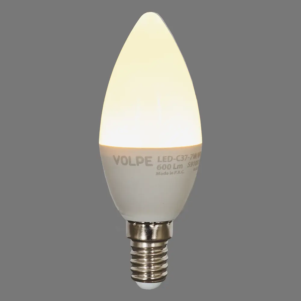 Светодиодная лампа Volpe Norma E14 свеча 7Вт теплый белый свет 82314013 STLM-0922607 - Вид №3