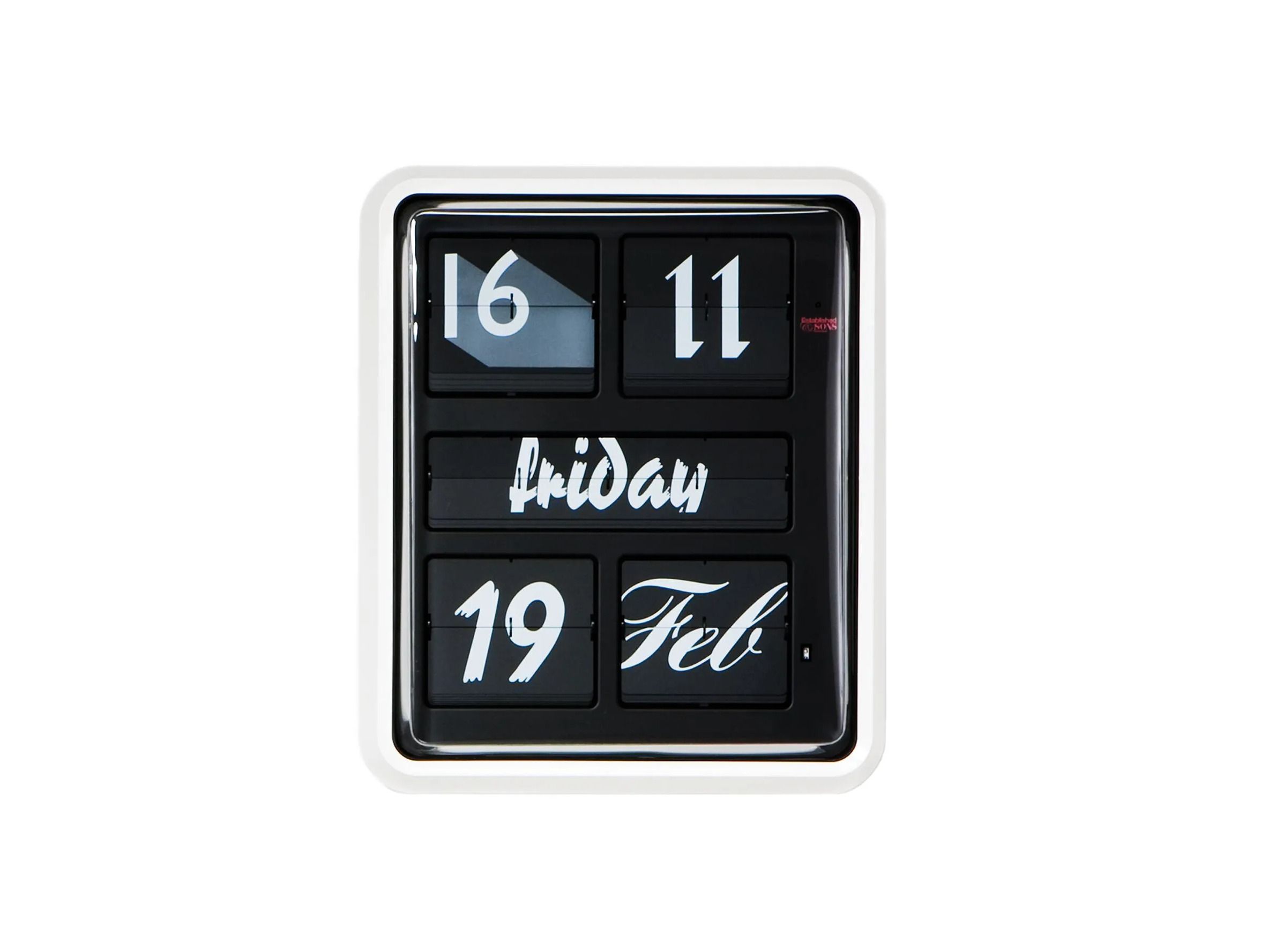 Настенные часы ABS Established&Sons Font Clock ARCH-00056454