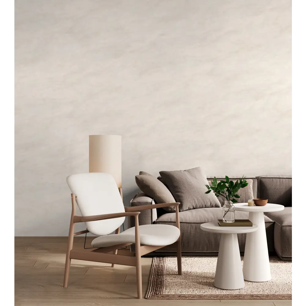 WALLSECRET Marmo - флизелиновые обои под камень светло-бежевые 89397869 STLM-1577514 - Вид №4