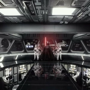 8-445-Star-Wars-Destroyer-Deck Фотообои Komar Disney 3.68х2.54 м