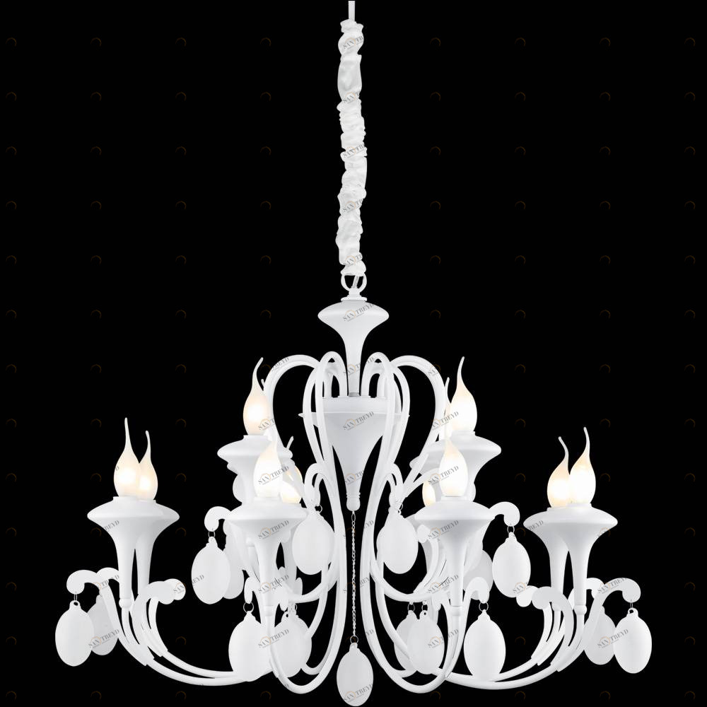 Подвесная люстра Arte Lamp Montmartre A3239LM-12WH ARTE LAMP ДИЗАЙНЕРСКИЕ, MONTMARTRE 056592 Белый 