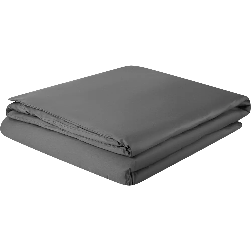 Пододеяльник Inspire 175x215 см сатин цвет графит STLM-2115707