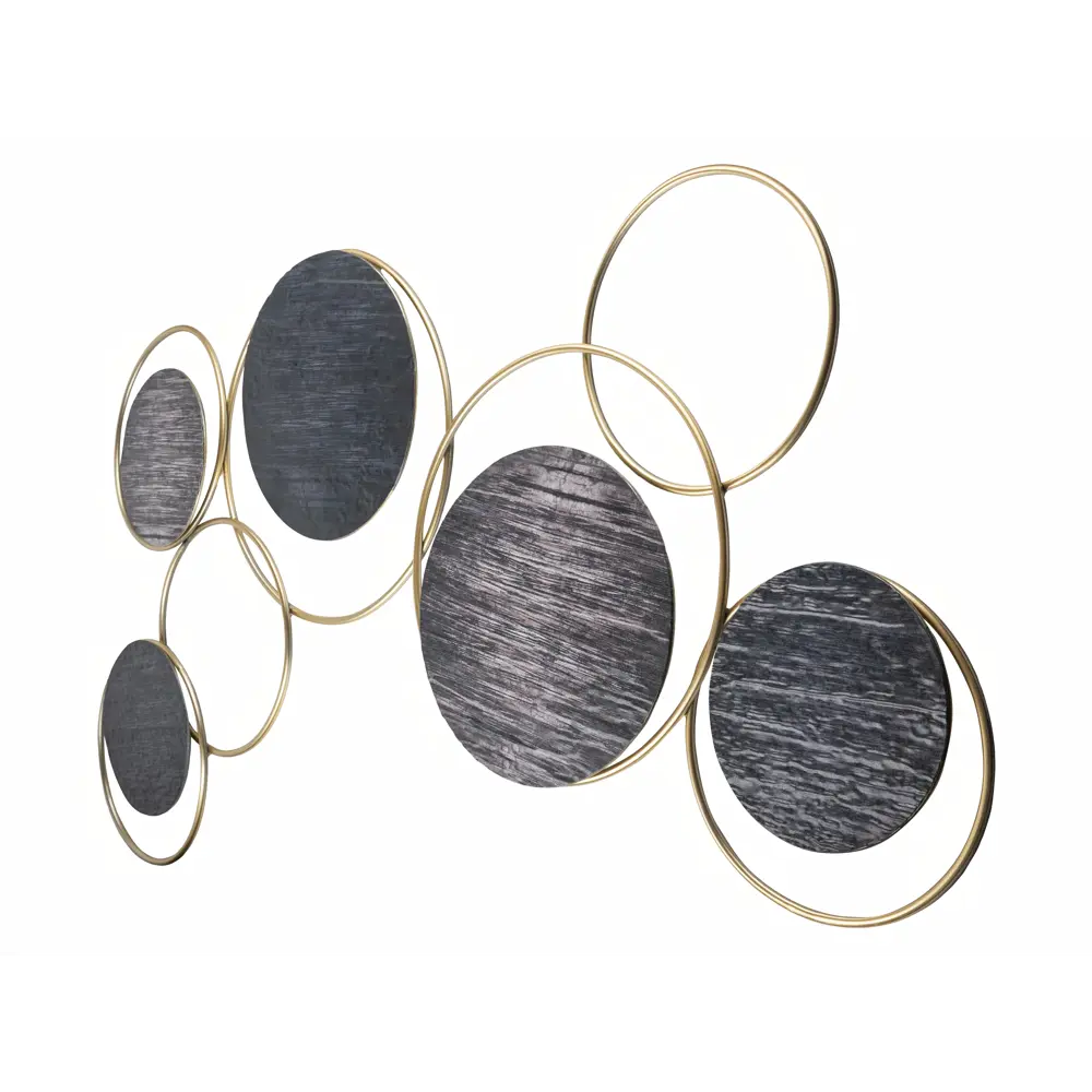 Панно 95.3 см металл цвет черно-золотой Santreyd STLM-2010792 - Вид №3