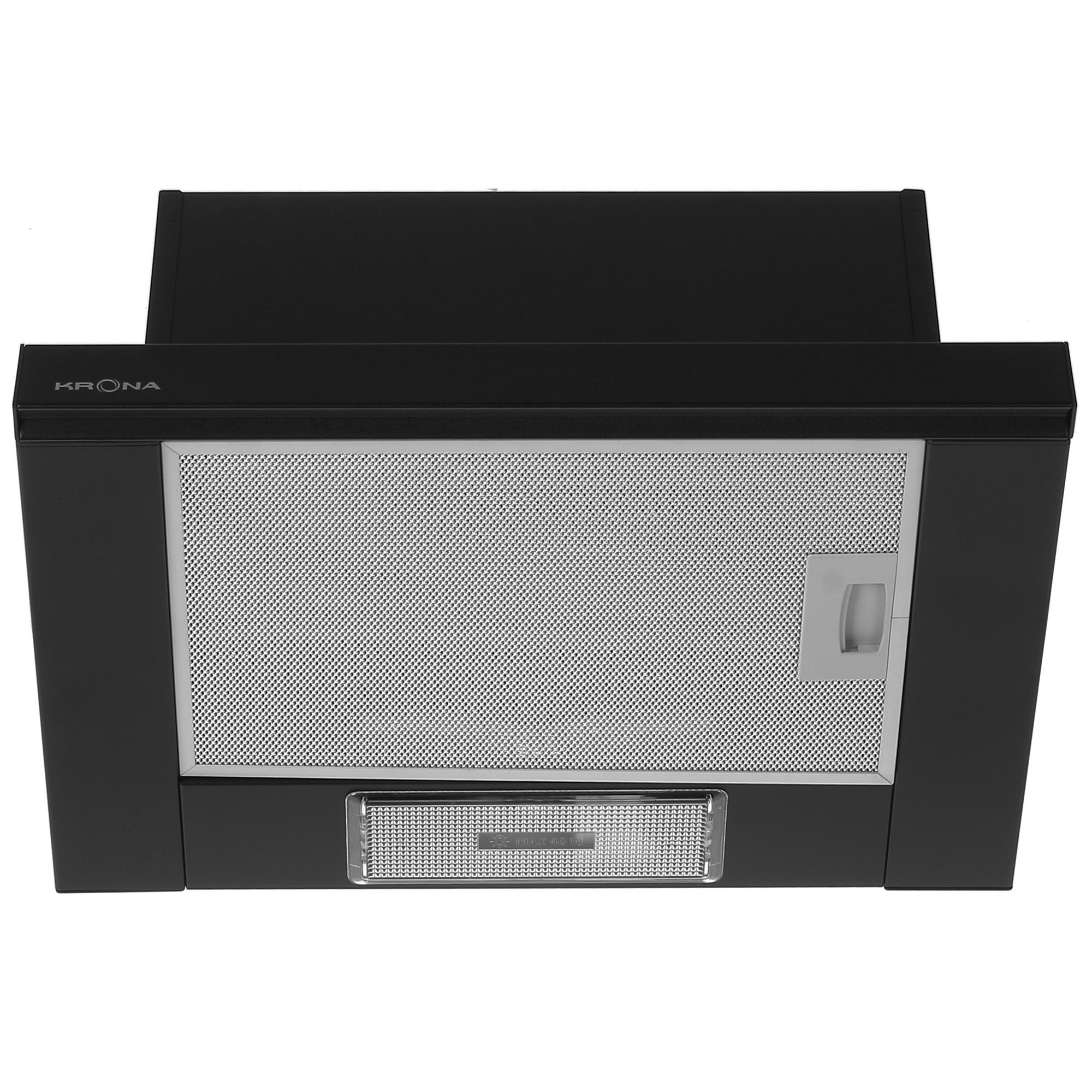 5313911 Вытяжка телескопическая KRONA KAMILLA 450 черный/черный STDN-0029834 - Вид №1