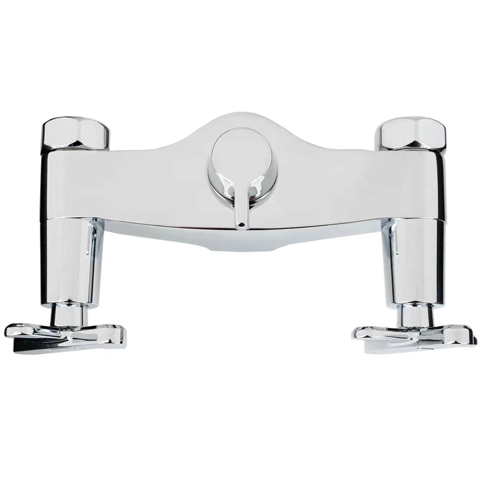 Смеситель для ванны Vidima Art двухвентильный с душем цвет хром STLM-2152344 - Вид №1