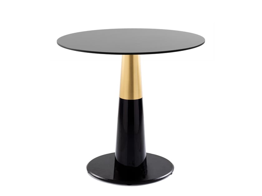 Круглый стол из нержавеющей стали Vela Arredamenti SLICONO-BI ARCH-00033288