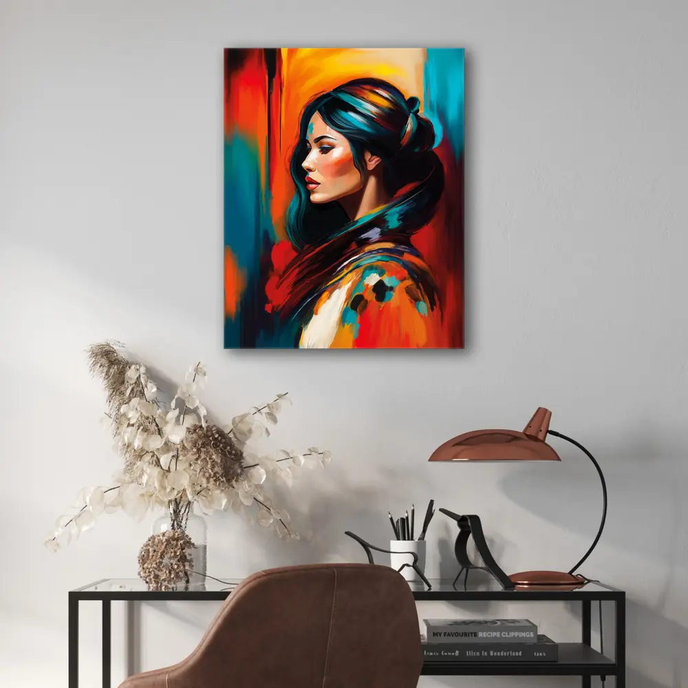 Картина на стекле Postermarket Яркая девушка 40x50 см STLM-2160545 - Вид №2