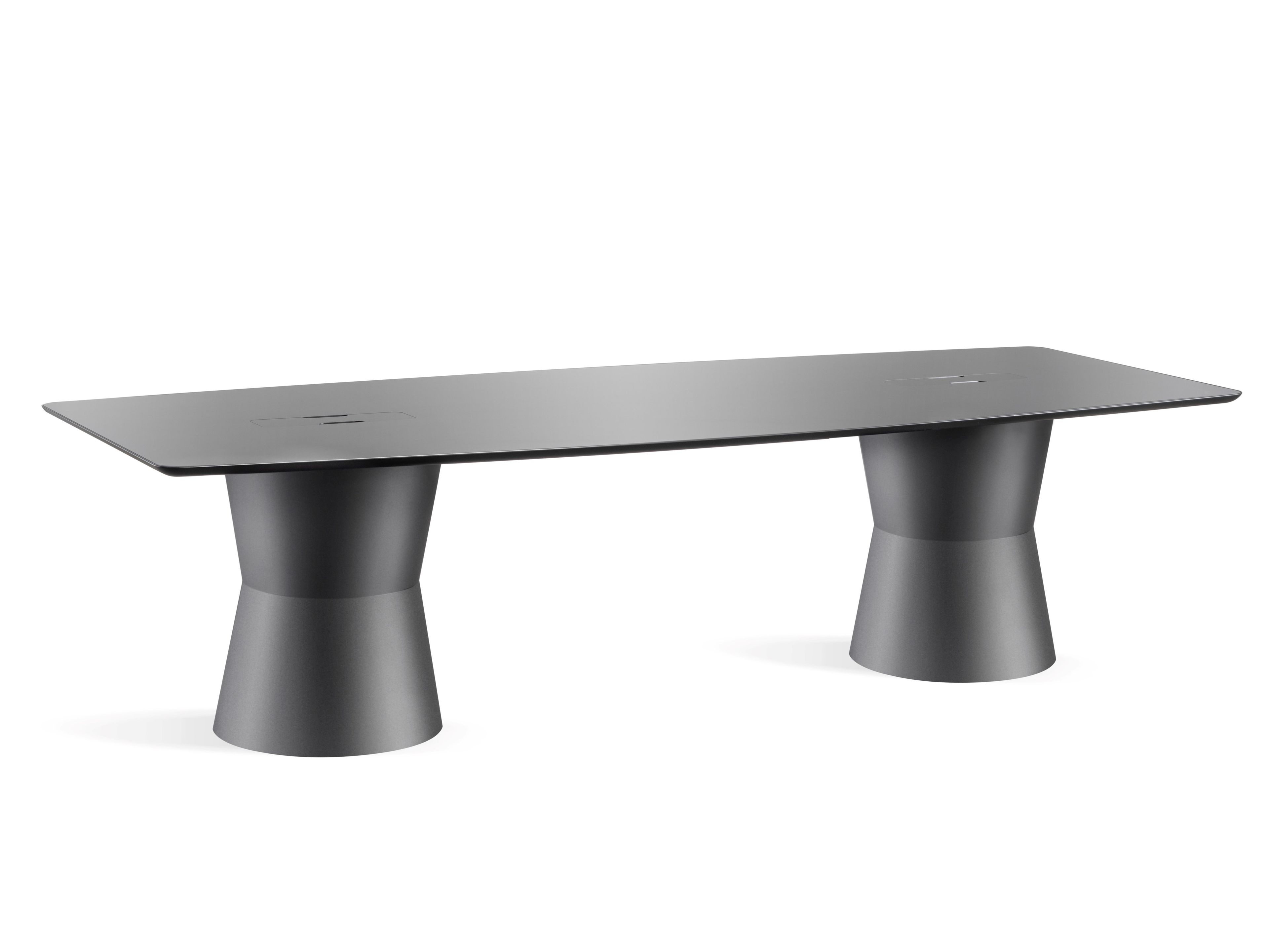 Овальный стол из инженерного пластика и ламинат GABER NIDABA OVAL ARCH-00031469