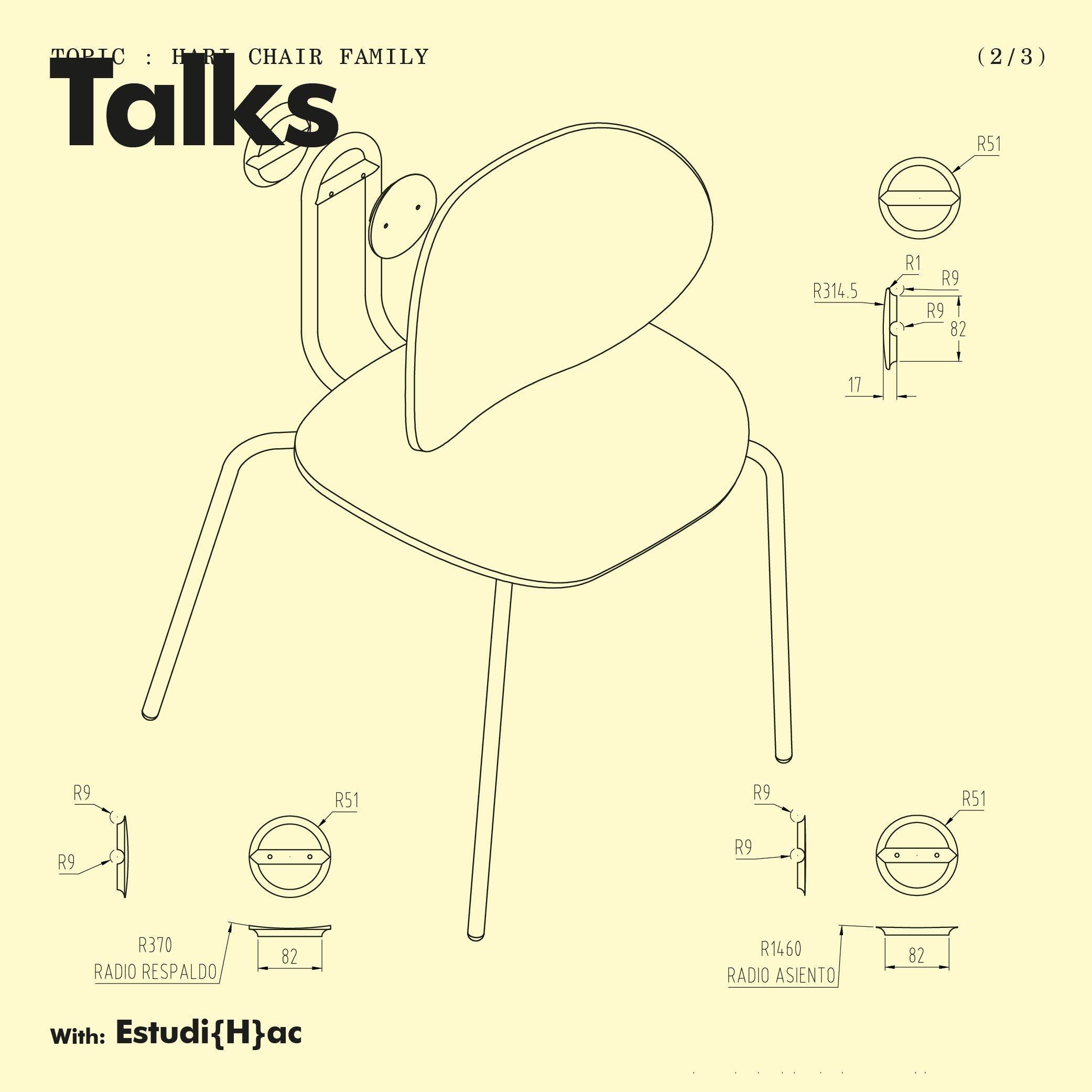Высокий стальной стул со спинкой с мягким сиденьем ONDARRETA Hari ARCH-00057983 - Вид №8