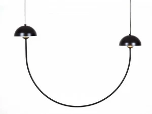 luxcambra Светодиодный подвесной светильник из латуни Champignon C_black_1336