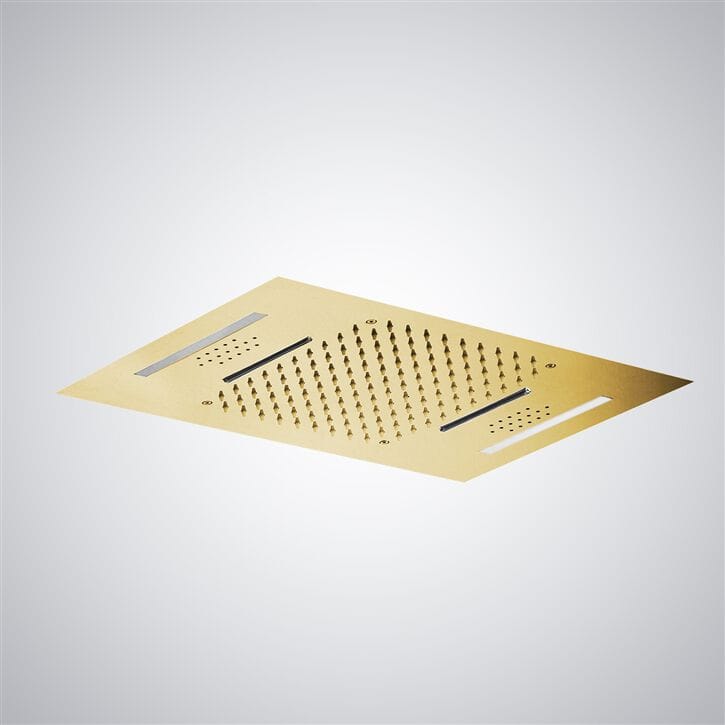 Светодиодная потолочная душевая головка из нержавеющей стали Fontana Showers Luxe Fontaine ARCH-00020047 - Вид №9