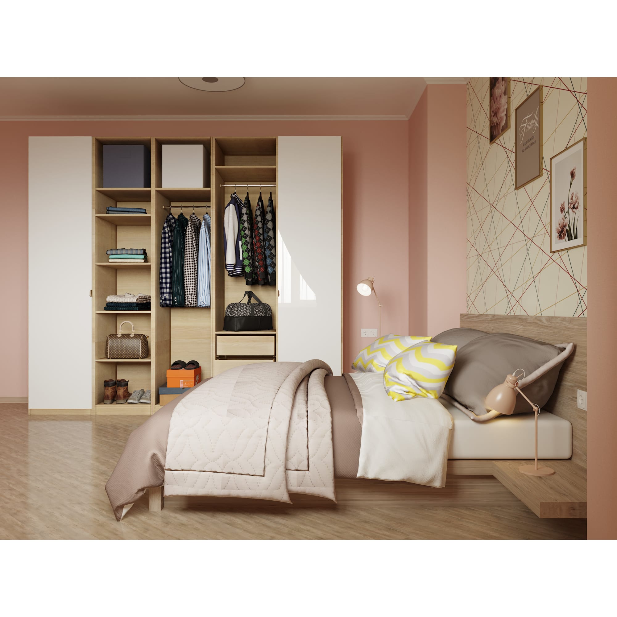 18662926 Полка для шкафа Лион 56.7x54 см 2 шт Santreyd  - Вид №7