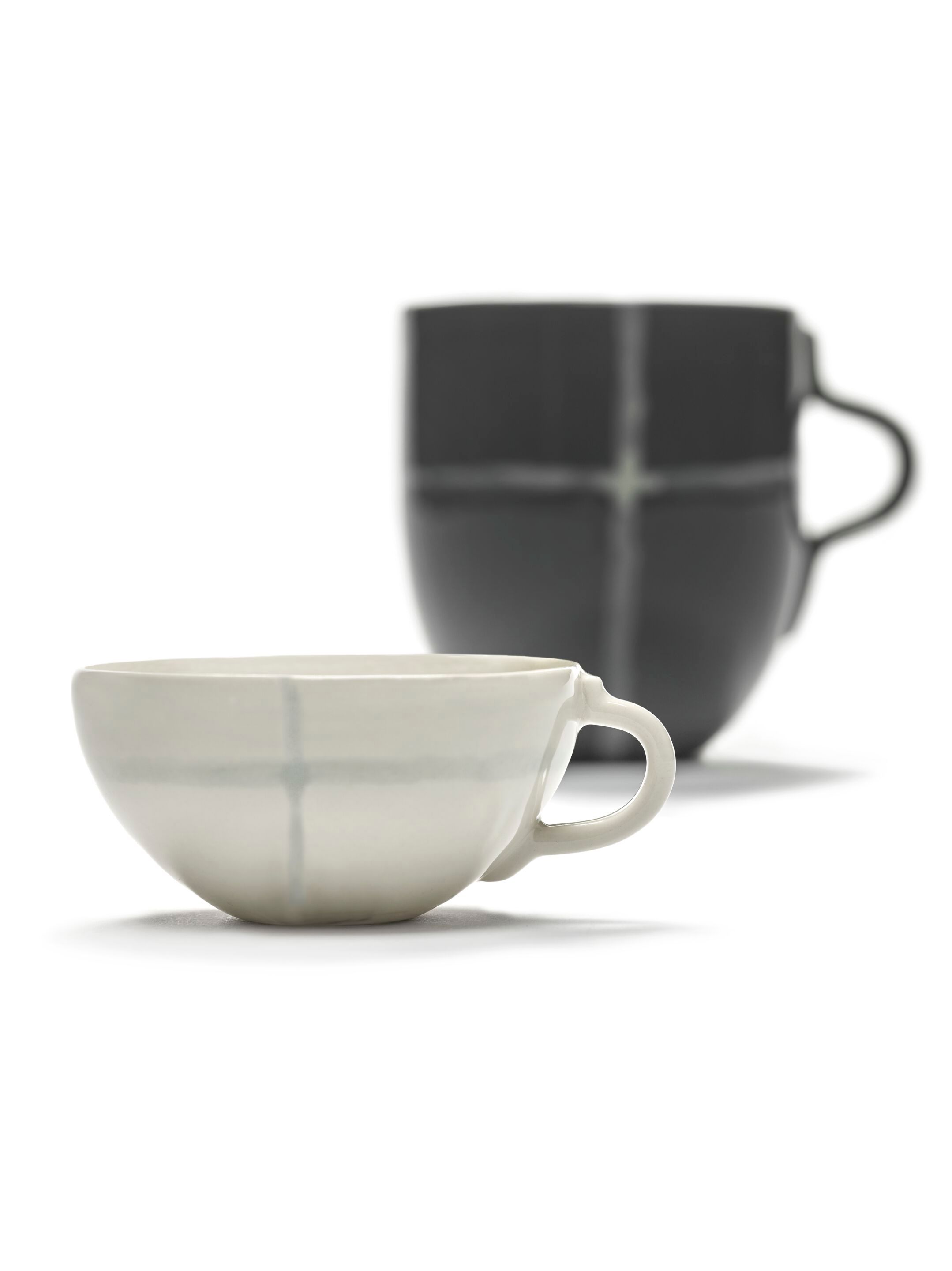 Фарфоровая кофейная чашка с блюдцем Serax Zuma ARCH-00078032 - Вид №6