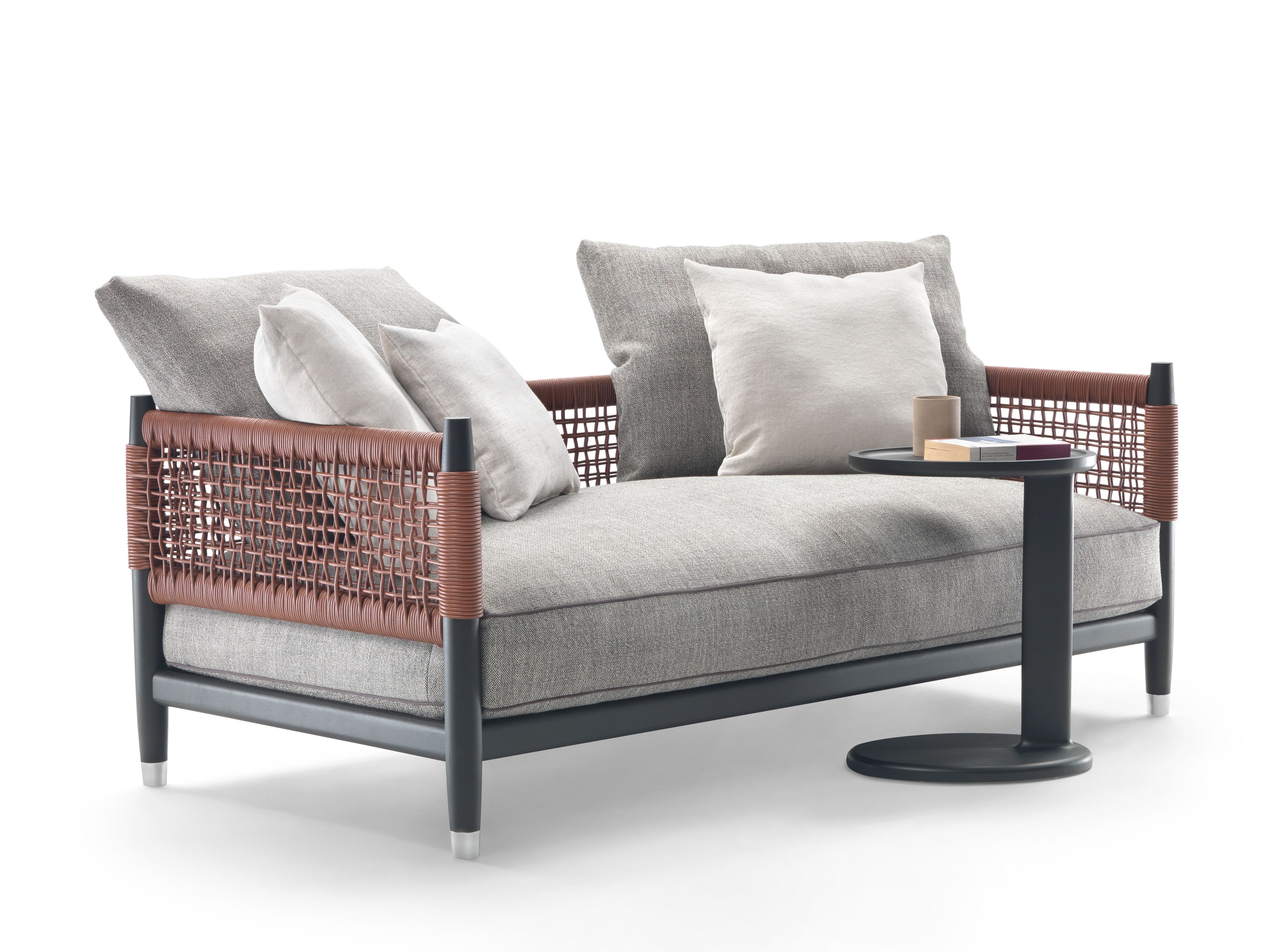 2-местный кожаный съемный диван Flexform Parker ARCH-00145928