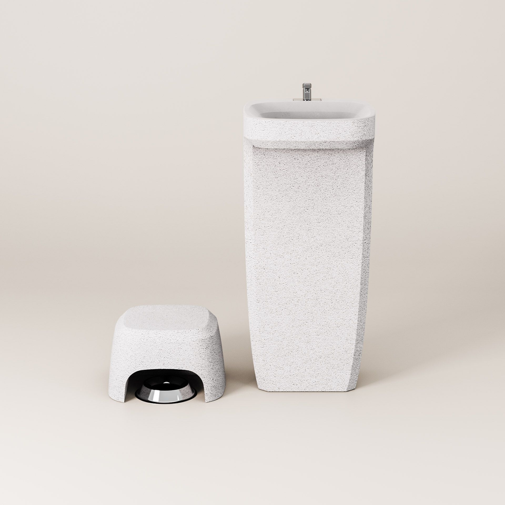 Бетонный пол фонтан Kremen ARCH-00068100 - Вид №27