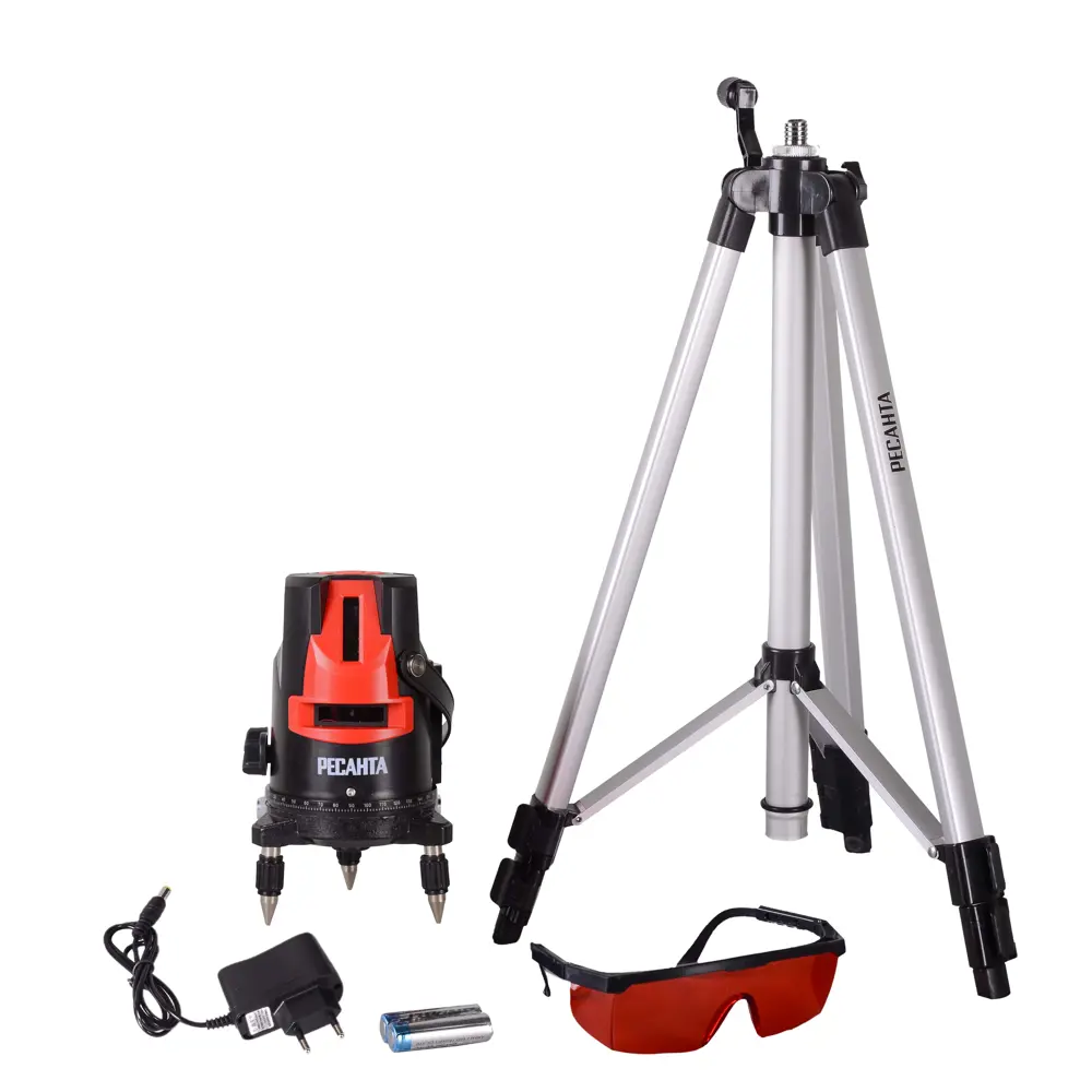 Уровень лазерный Ресанта ПЛ-3ШК штатив, 20 м STLM-2140569 - Вид №1