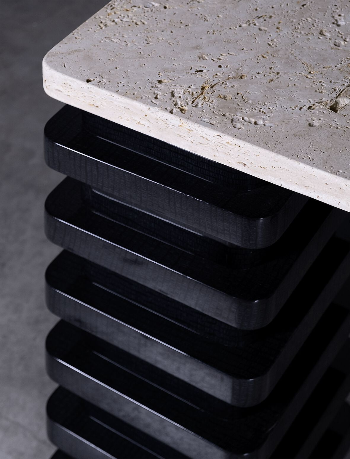 Травертин и деревянная консоль Movimento Gallery Пьетро Франческини ARCH-00062583 - Вид №2