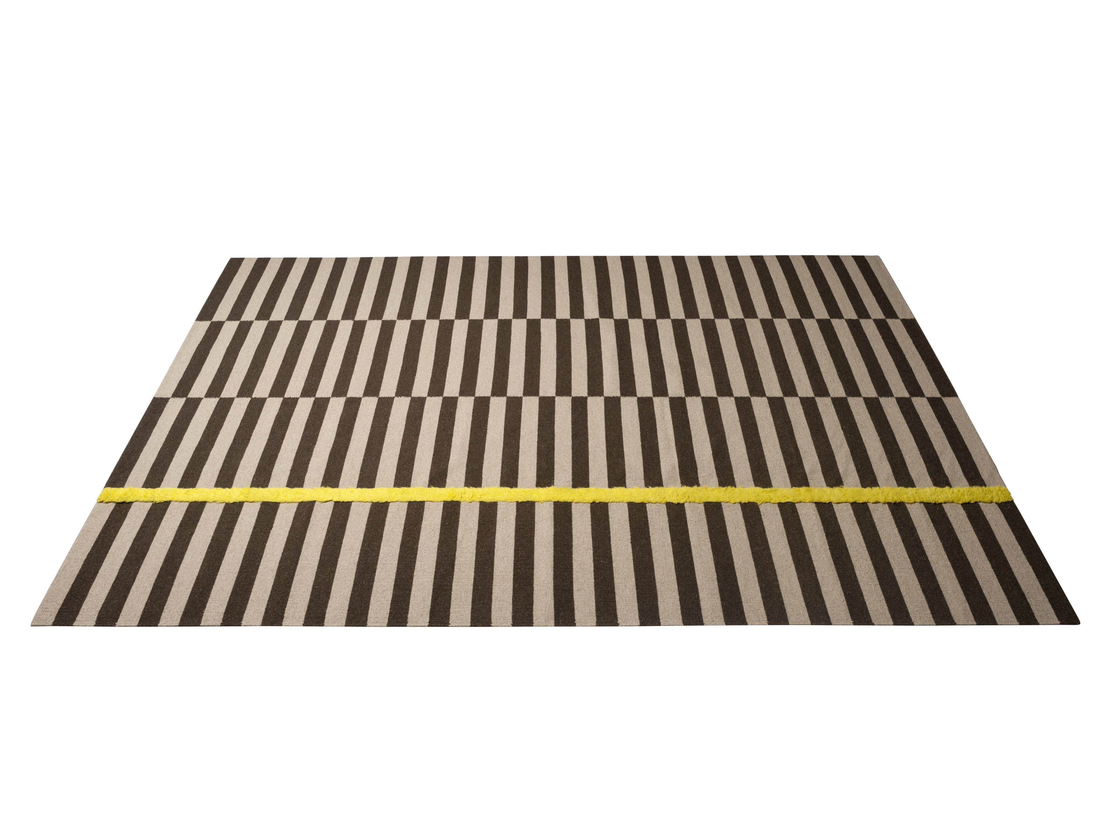 Полосатый шерстяной прямоугольный ковер ручной работы Tacchini ANNI ARCH-00050295 - Вид №1