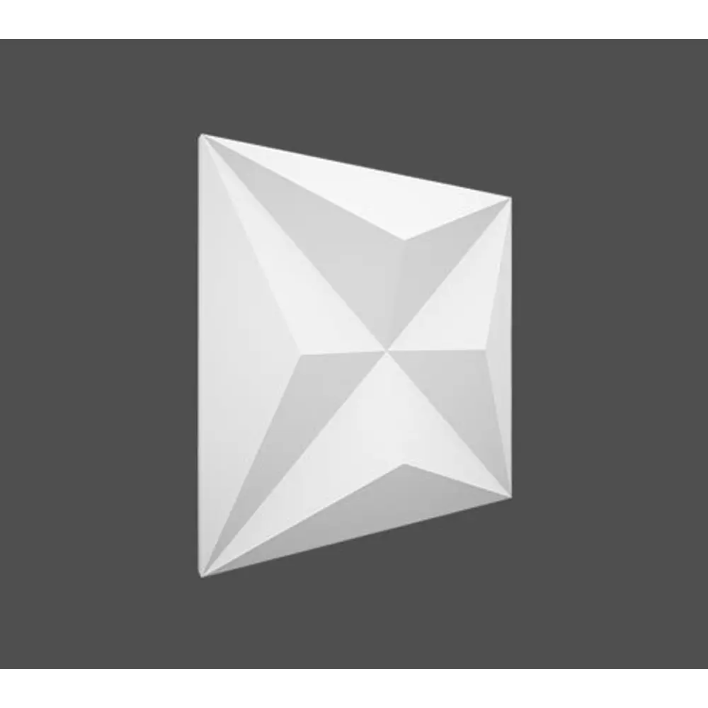 Панель 3D гипсовая ЛМ201 0.36 м² белый 4 шт Santreyd STLM-2065835