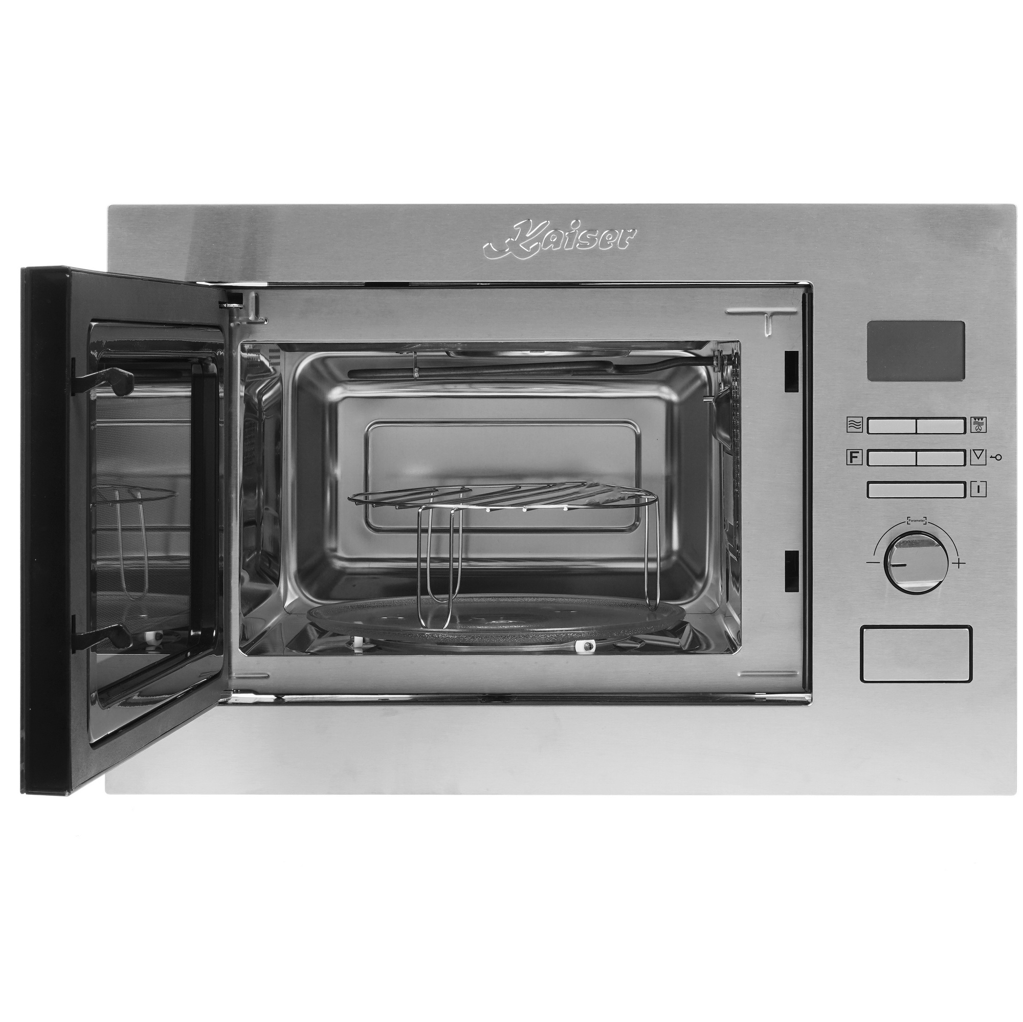 1333208 Встраиваемая микроволновая печь Kaiser EM 2520 серебристый STDN-0031685 - Вид №5