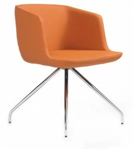 B&T Design Вращающееся кресло на козелке из кожи