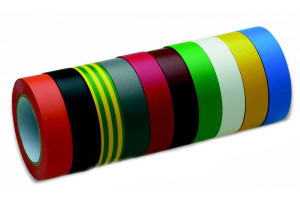 15603133 Набор изолент разных цветов из 10 шт, ширина 15 мм, длина 10 м 16 0000 CIMCO