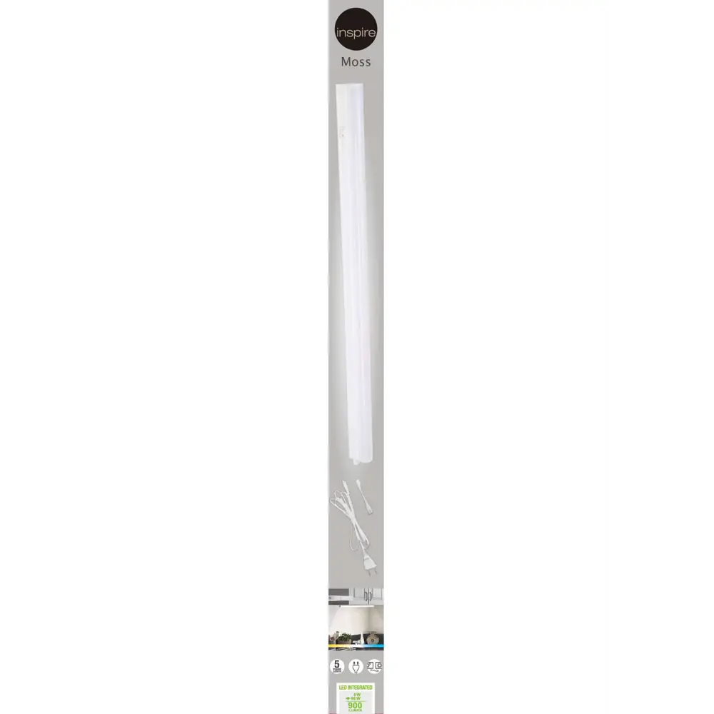 Светильник линейный светодиодный Inspire Moss 579 мм 8 Вт, нейтральный белый свет, цвет белый STLM-2197484 - Вид №7