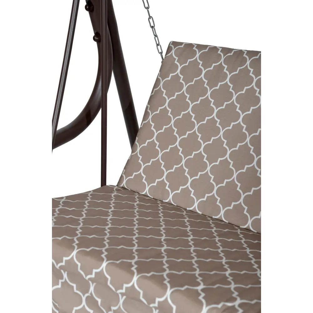 Качели садовые Naterial Порто 3-х местные до 210 кг коричневый/бежевый STLM-2007126 - Вид №6