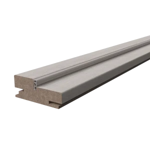 Дверная коробка телескопическая Канзас 2100x80x38 мм ламинация ПВХ цвет дуб европейский серый (комплект 2.5 шт.)