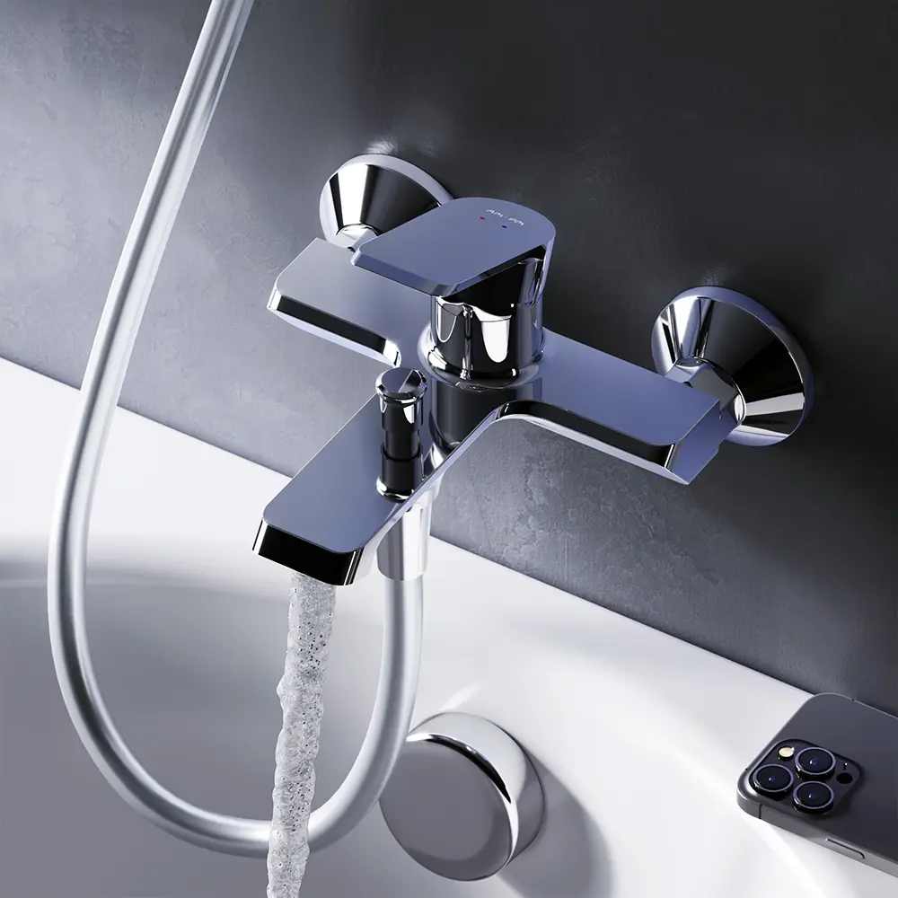 Смеситель AM.PM Flash для ванной с хромированным покрытием 86406012 STLM-0068682 - Вид №11