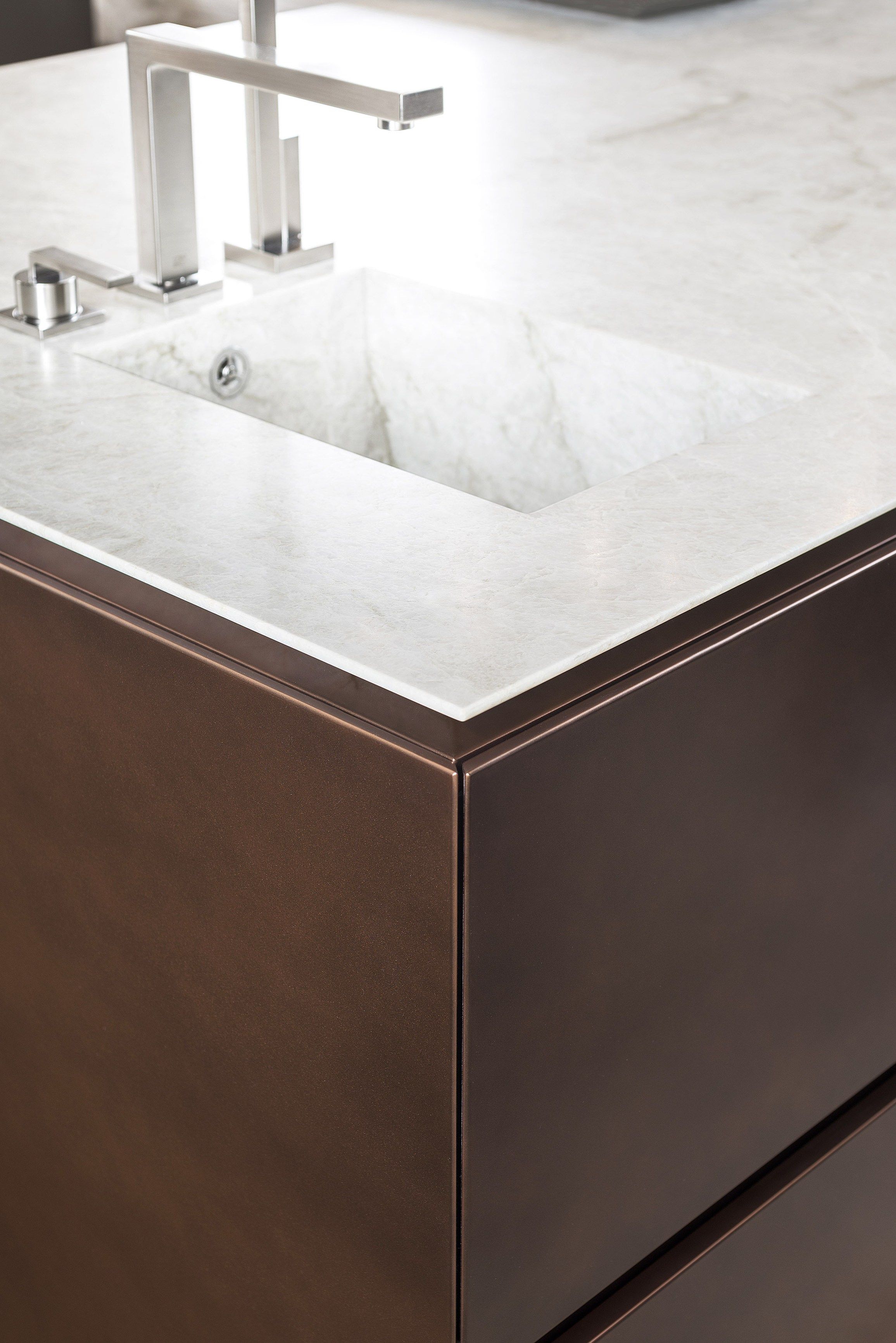 Кухня на заказ с островом без ручек TM Italia Cucine T30 / D90 ARCH-00118530 - Вид №6