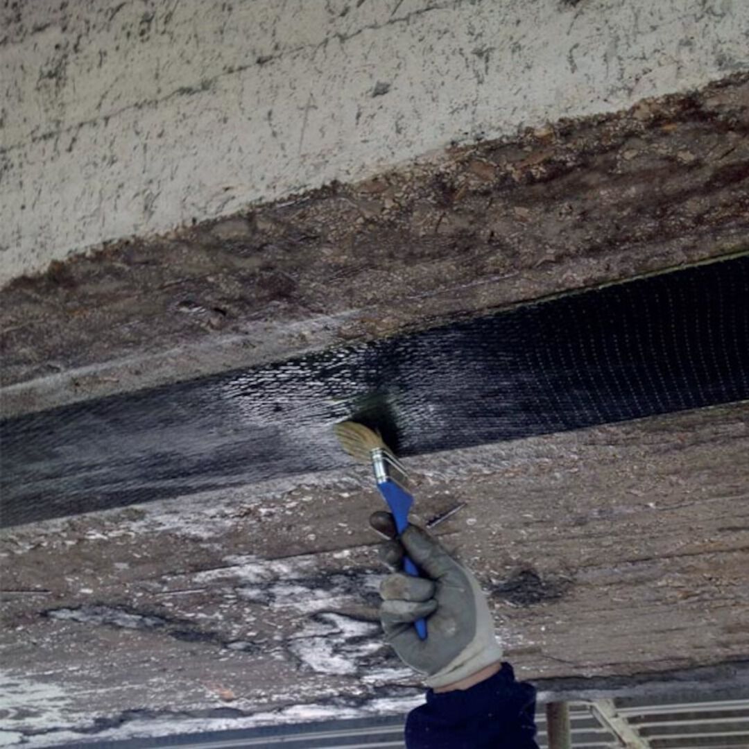 Система FRP для cls, состоящая из углеродистой ленты и эпоксидной смолы RUREGOLD C-WRAP 300/600 HS ARCH-00084682 - Вид №1