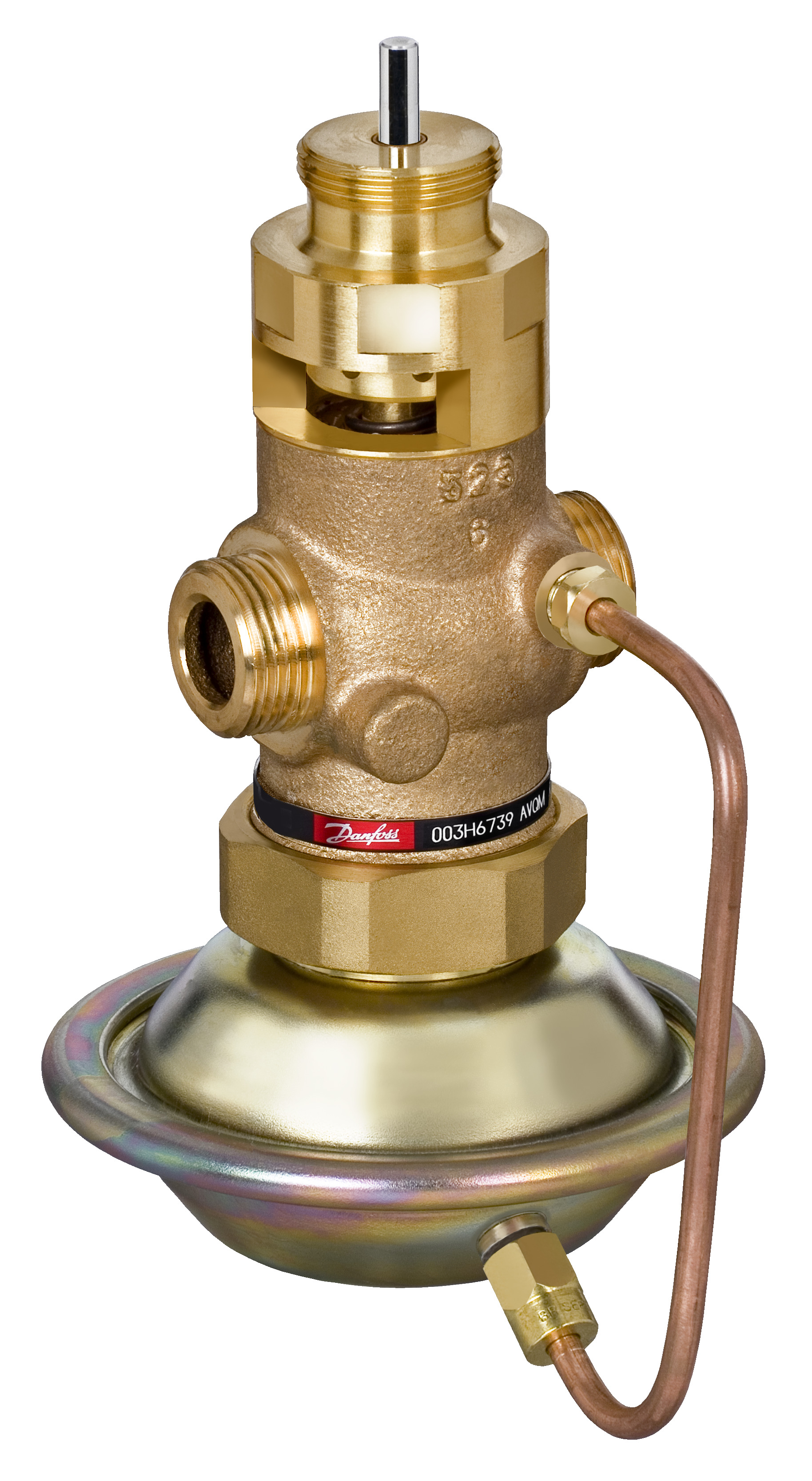 Danfoss Клапан регулирующий комбинированный AVQM с наружной резьбой или фланцевый Комб. р-рAVQM PN16 32/10//0,2/резьб. 003H6740  - Вид №18