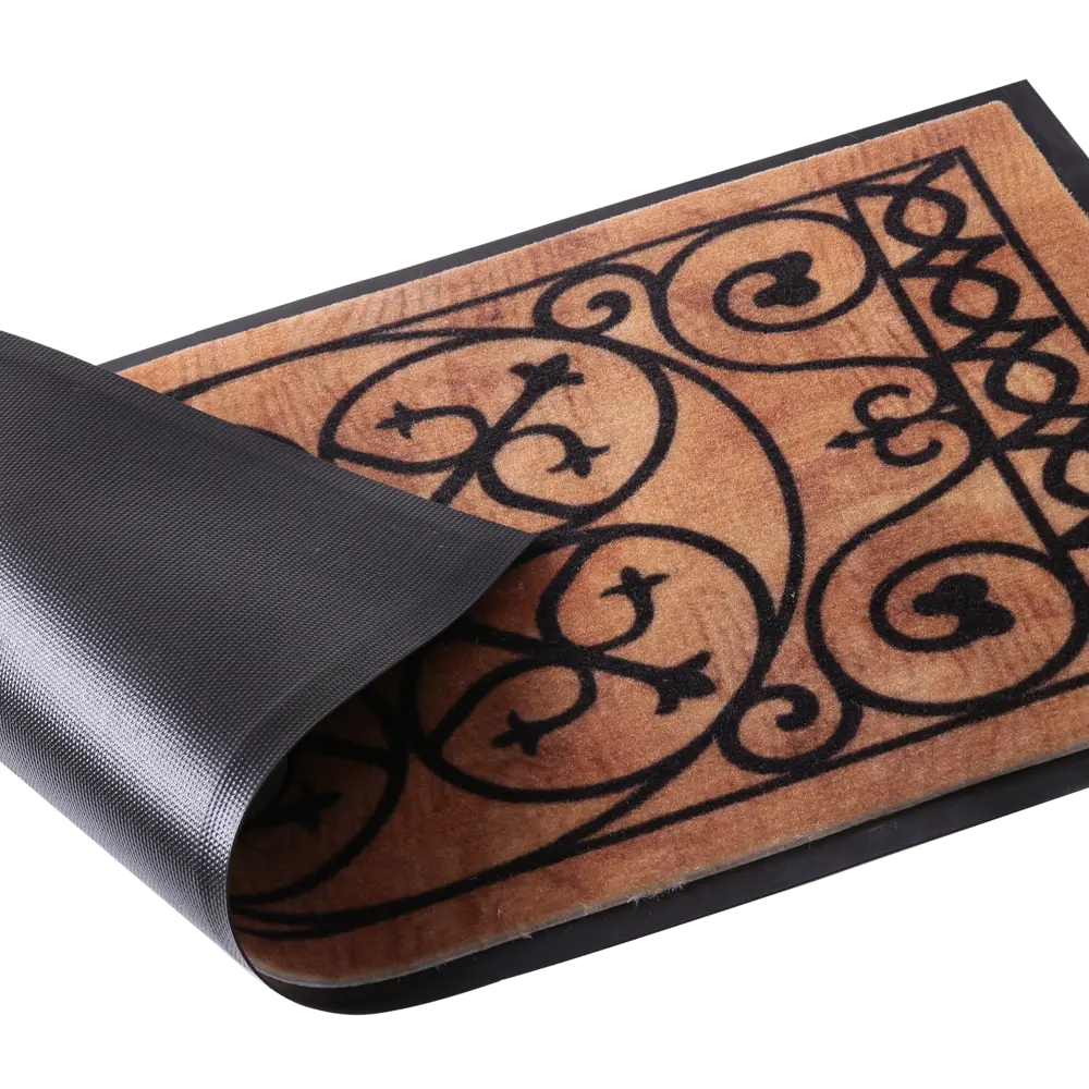 Коврик Inspire Retro 45x75 см полиэстер на ПВХ цвет коричневый STLM-2014075 - Вид №2