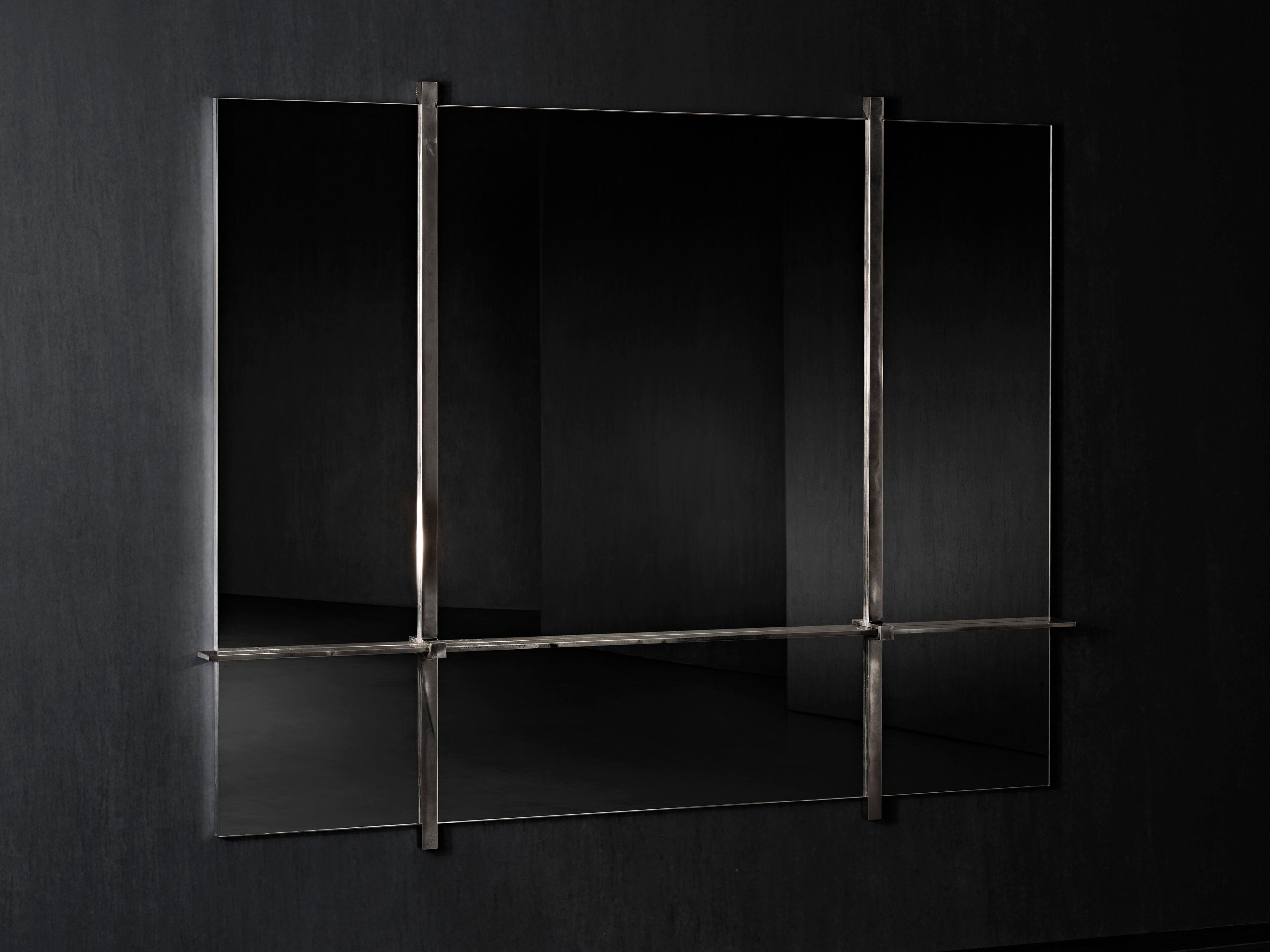 Металлическое зеркало с настенной полкой Henge EDGE ARCH-00107467